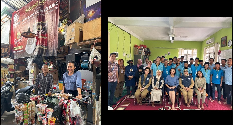 Kunjungan Christina Aryani ke Kampung Pedagang Kopi Keliling ‘Starling’ dan Unit Informasi dan Layanan Sosial (UILS)